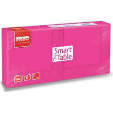 SERVIETA 25X25 CIKLAM 100/1